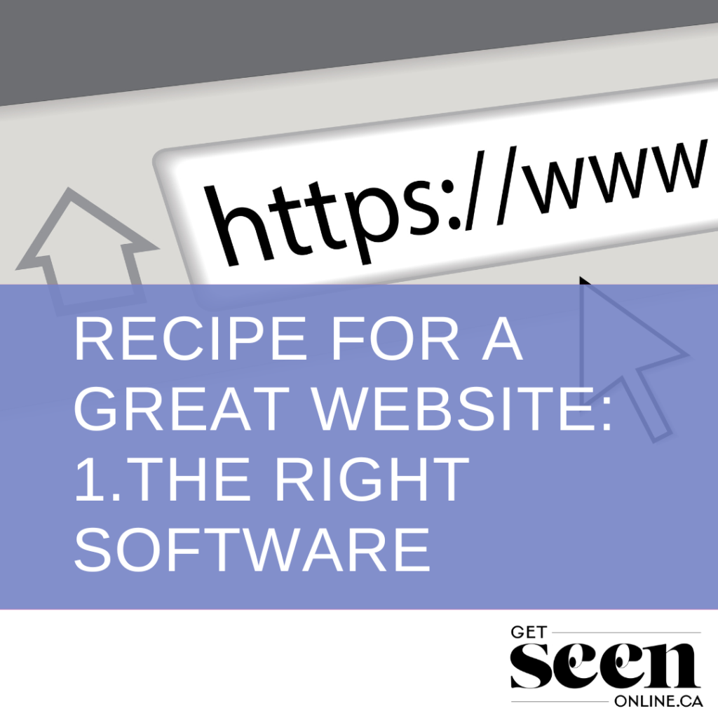 TSD - blog - Recipe for Great Website 1: The Right Software